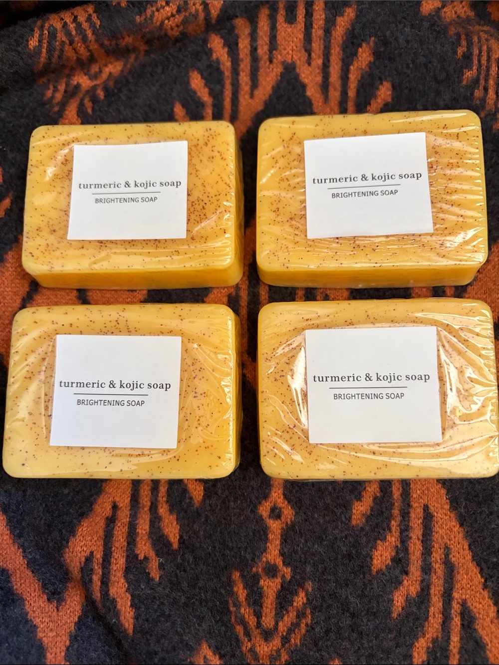 Turmeric & Kojic soap
4 bars
